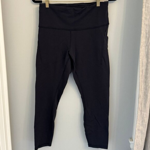 Lululemon Wunder Train High-Rise Tight with Pockets 25'' - Size 12 - Black - Picture 1 of 2